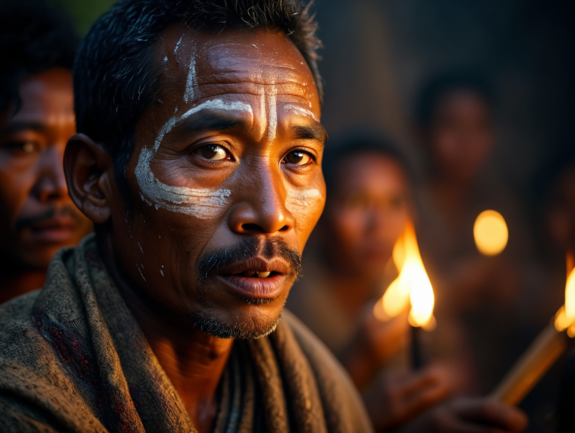 homme en transe tromba madagascar