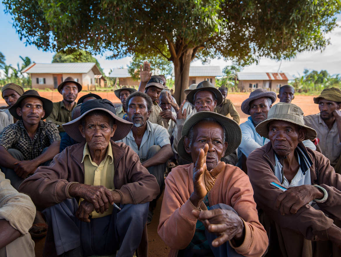 hommes village madagascar avant circoncision